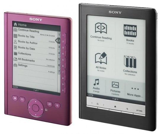 Sony Reader Touch and Pocket ebook devices launch with $9.99 bestsellers - SlashGear