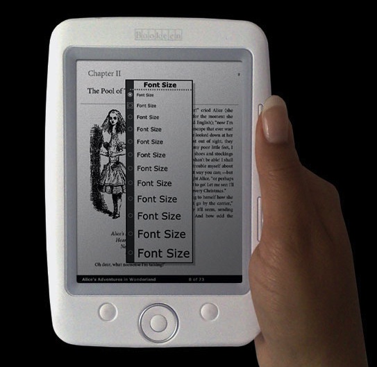 Bookeen Cybook Opus compact ebook reader hits shelves - SlashGear