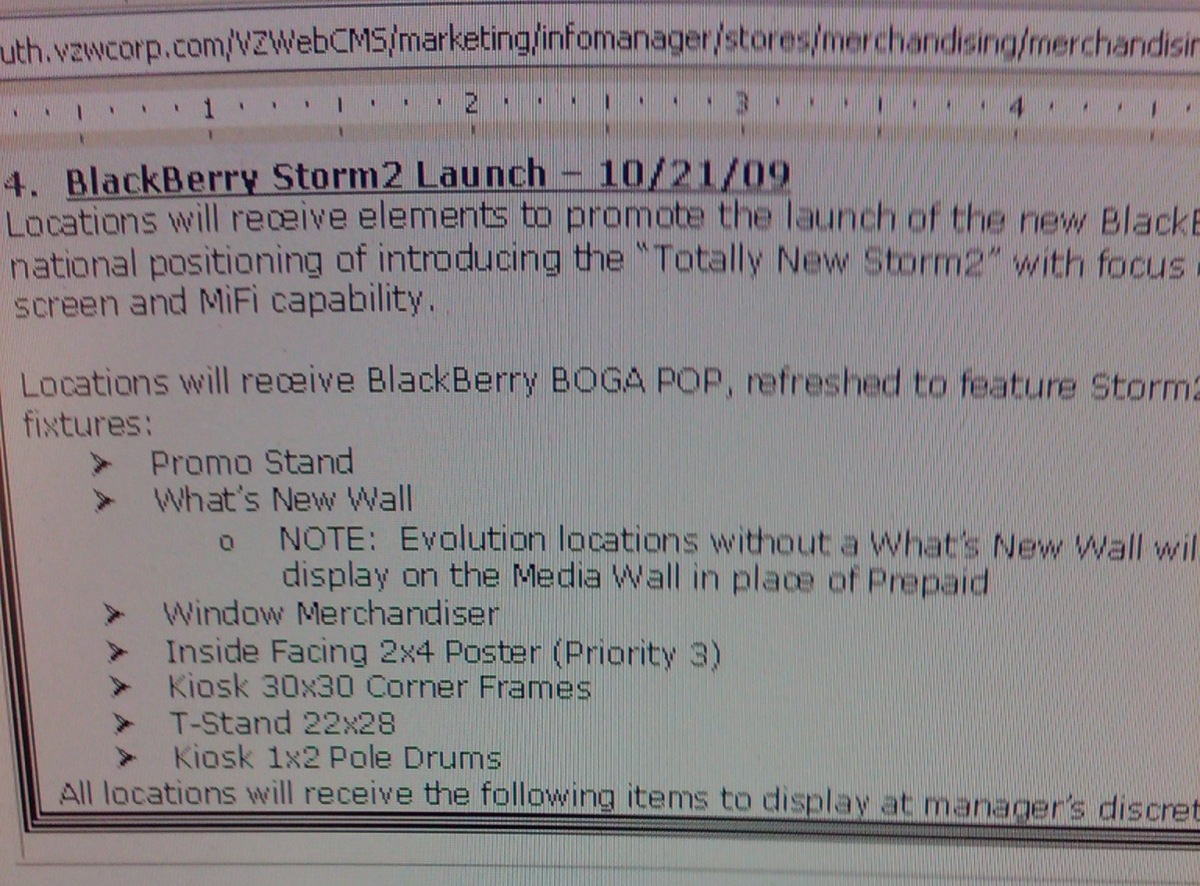 Verizon BlackBerry Storm2 to offer MiFi-style 3G sharing