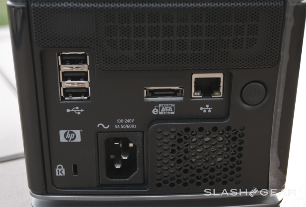 HP Data Vault X510 Review Windows Home Server Powered NAS SlashGear