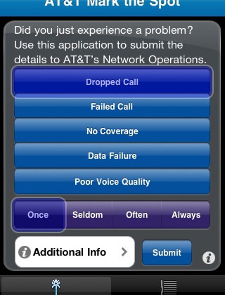 AT&T Mark the Spot iPhone app invites network complaints