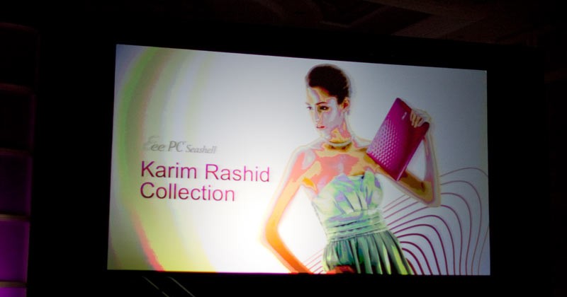 ASUS Eee PC Karim Rashid Collection & U-Series Bamboo notebooks live