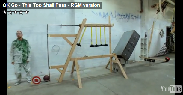 OK Go�s Rube Goldberg Machine, an engineered feat of