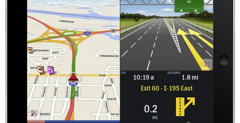 CoPilot Live HD offers turn-by-turn navigation for iPad 3G