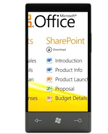 Windows Phone 7 Office functionality gets new video demo