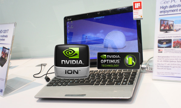 ASUS Eee PC 1215N: dual-core 1.5GHz Atom, NVIDIA Ion, Optimus & July release?