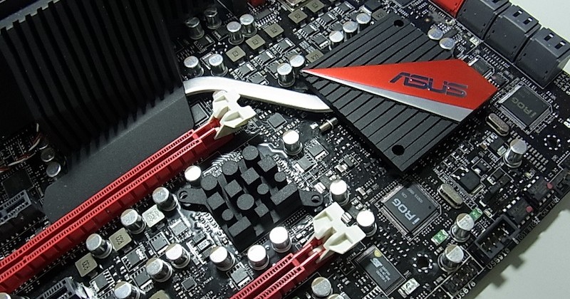 ASUS Immensity concept motherboard peeks out