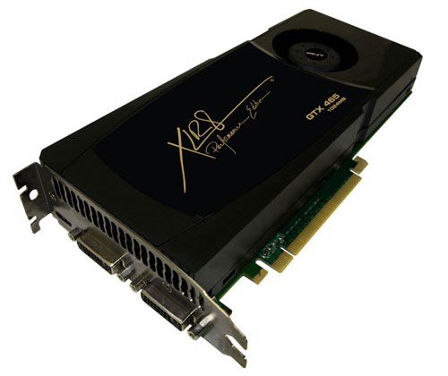 PNY offers up new XLR8 GeForce GTX 465 video card