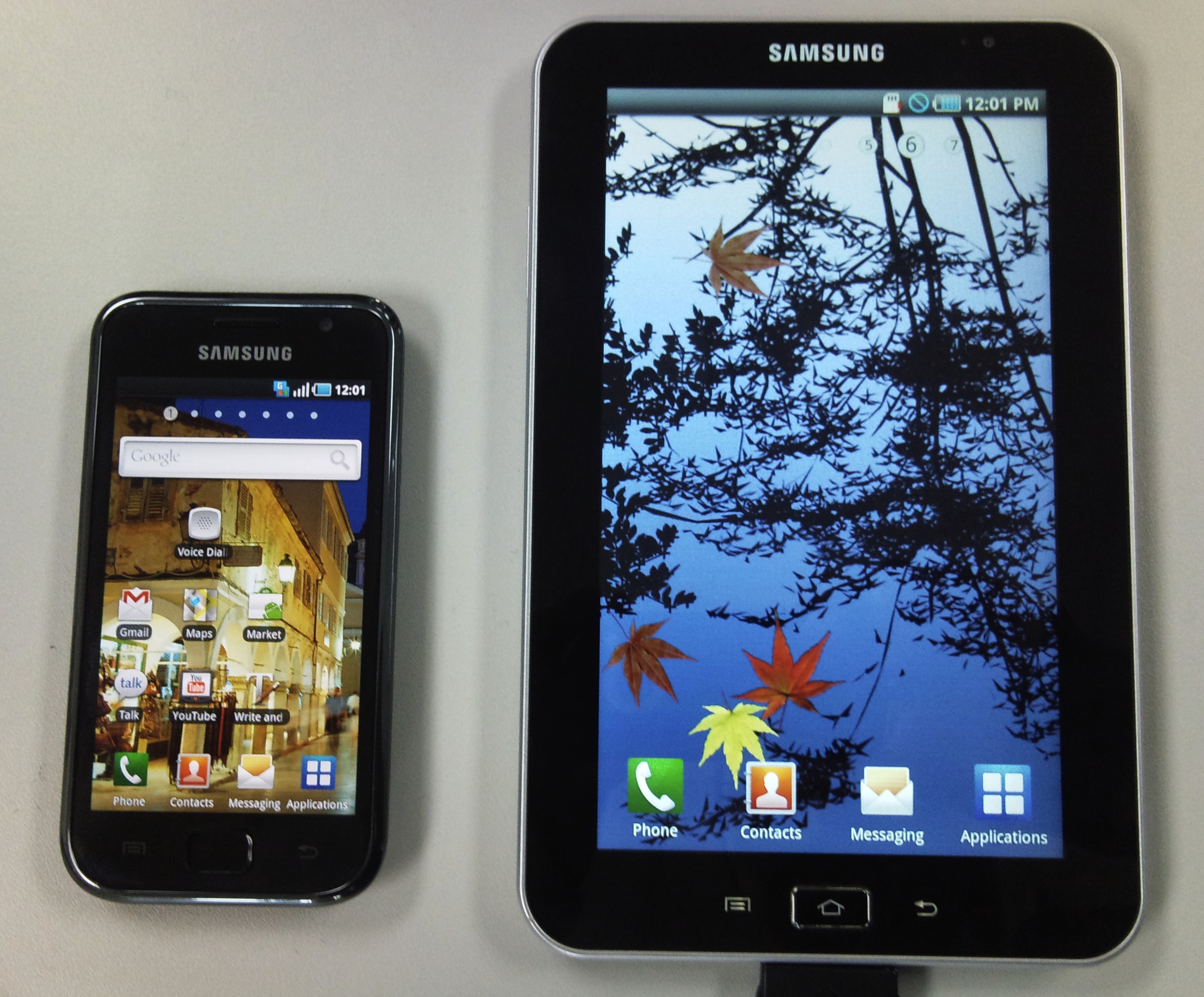 portemonnee G vloot Samsung Galaxy Tab 7-inch Android tablet breaks cover - SlashGear