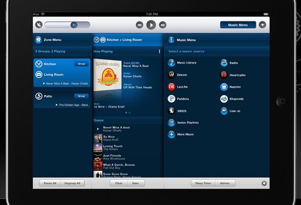 sonos ipad