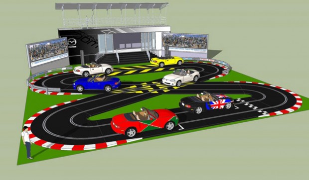 scalextric track cars