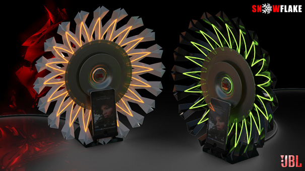 light up car speakers