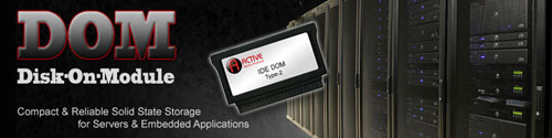 Active Media Products Debuts DOM flash module for servers and embedded systems