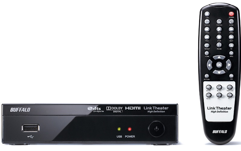 Télécommande De Remplacement Sans Fil Pour Buffalo LT-V100 LTV100 Linktheater – Noir