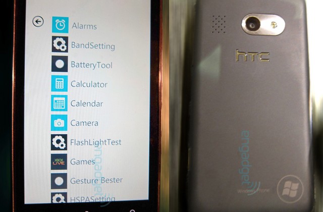 Htc Windows Phone 7 Smartphone Spotted On Way To Verizon Slashgear Verizon Windows Phone 2022