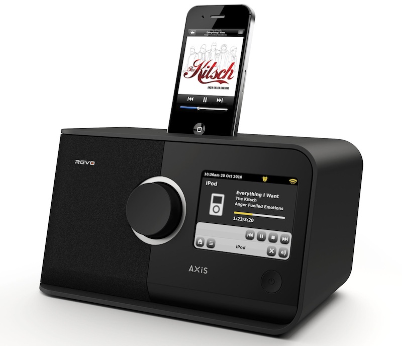 AXiS iPhone DAB/WiFi radio packs touchscreen - SlashGear