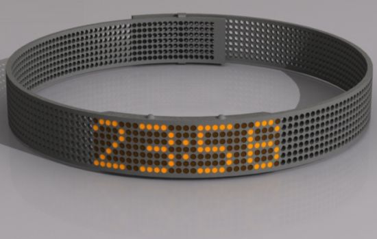 led wristband watch