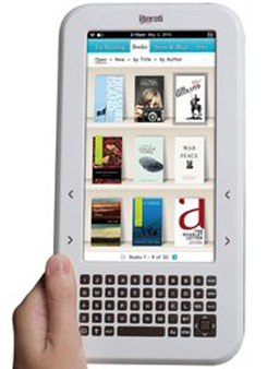 Sharper Image Literati eReader Unveiled, Features Color LCD and $159 Price Tag