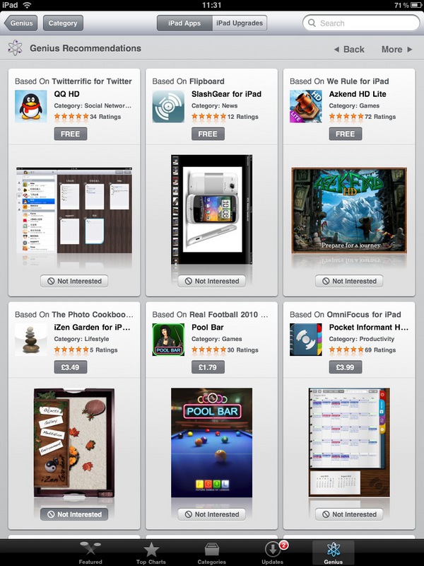 Apple App Store gets Try Before You Buy plus iPad Genius 