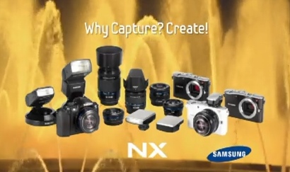 Samsung NX100 micro-four-thirds camera spotted?