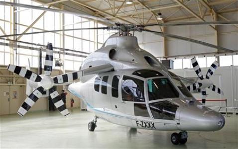 Eurocopter X3 Hybrid Helicopter Adds Two Aircraft Wings to the Design