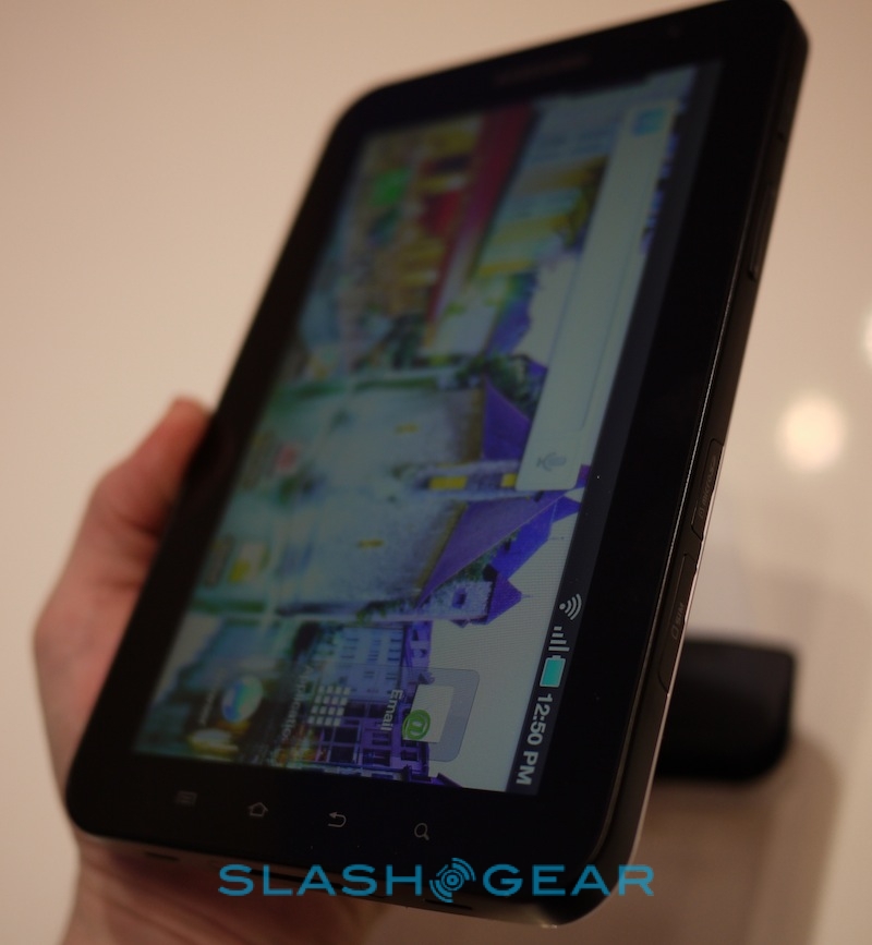 Samsung Galaxy Tab hands-on [Video] - SlashGear
