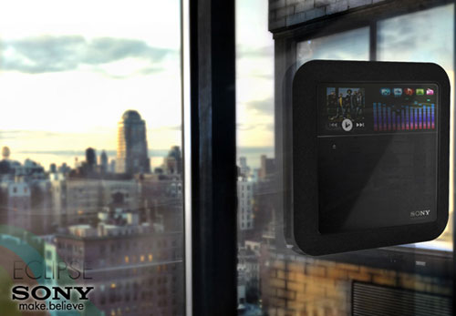 Sony Eclipse concept media player gets power from the sun