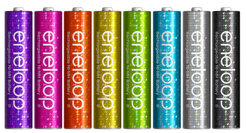 Sanyo eneloop batteries get flashy for fifth birthday