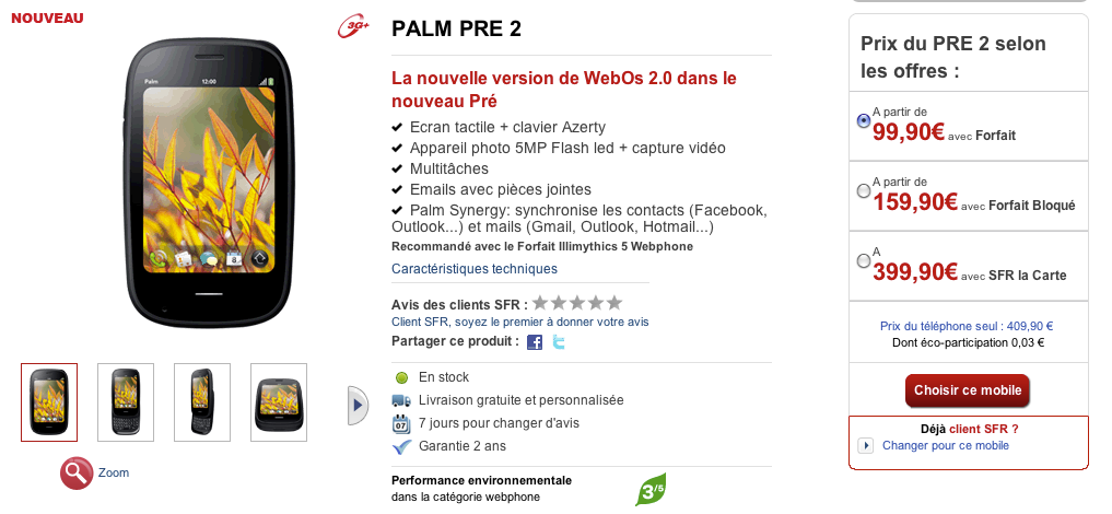 Conclusie Charles Keasing dorp France Launching Palm Pre 2, WebOS 2.0 - SlashGear