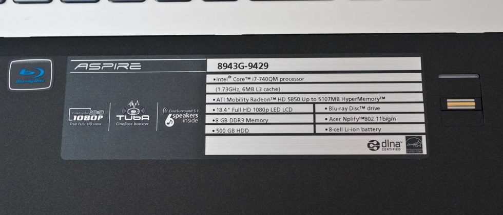 Acer Aspire 8943G Review