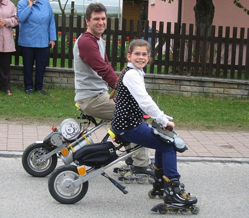 FlyRad scooter thingy combines a unicycle with rollerblades - SlashGear