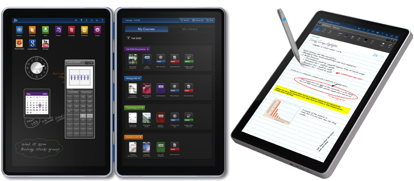 Kno price educational tablet: $599 for single screen, $899 for two