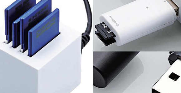 Multi-Card USB Readers from Elecom are Super Kawaii and Super Helpful