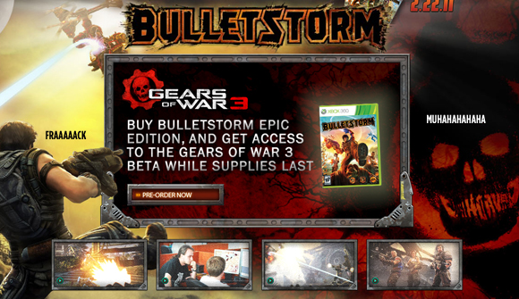 Gears Of War 3 Beta Early Access Included In Bulletstorm Epic Edition Slashgear