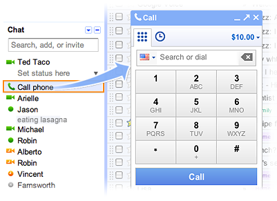 Gmail Google Voice calls free through 2011 for US users