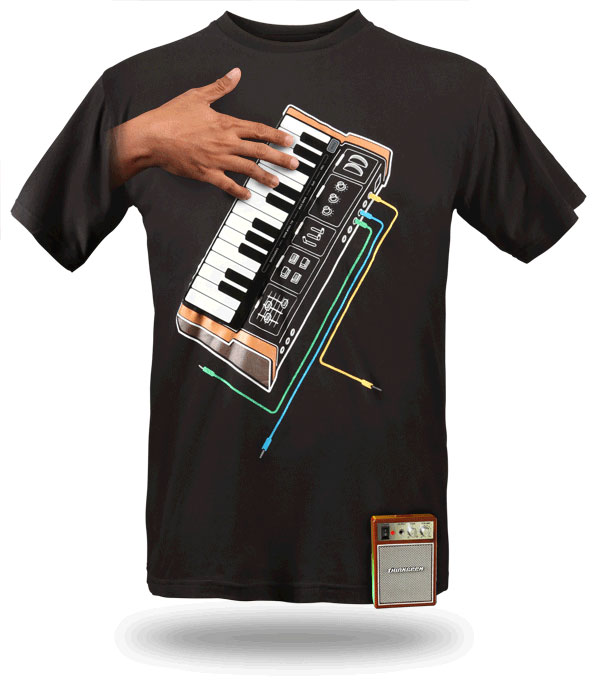 thinkgeek guitar shirt