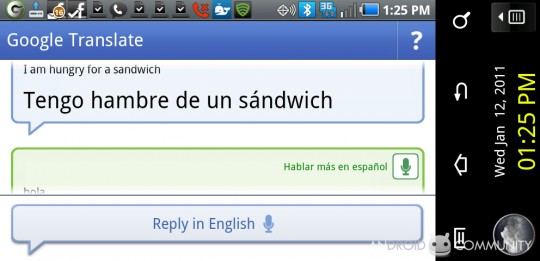 google conversation mode