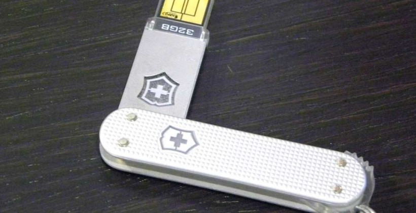 Swiss Army Knife fits a 256GB Solid State Within