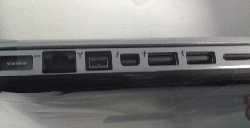 MacBook Pro Thunderbolt connector spotted: Is it really Light Peak?