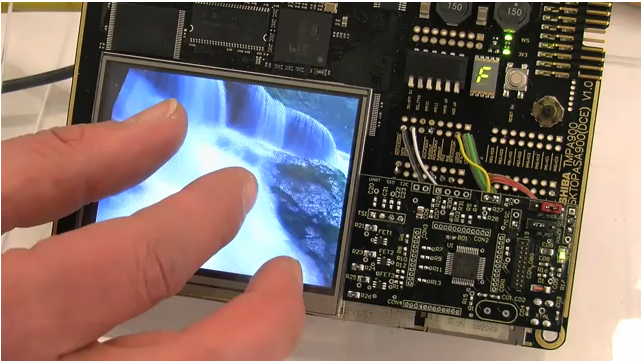 Toshiba Resistive Multi-touch from Embedded World