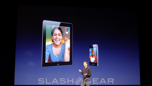 No 720p FaceTime HD for iPad 2