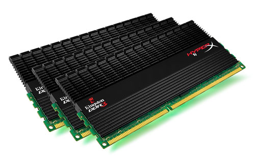 Kingston offers new HyperX T1 Black triple channel RAM kits for Intel platforms