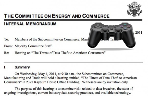 Sony Responds to the House of Representatives Hearing on Data Theft