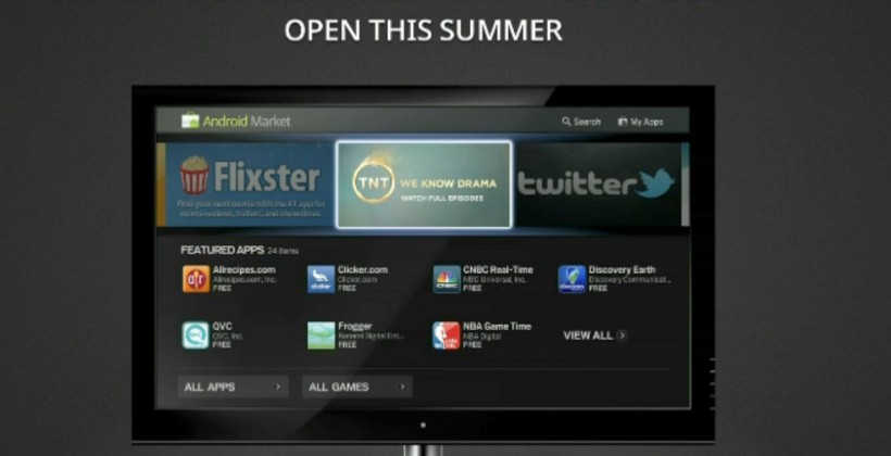 Google TV Gets Android Market And Android 3.1 Honeycomb