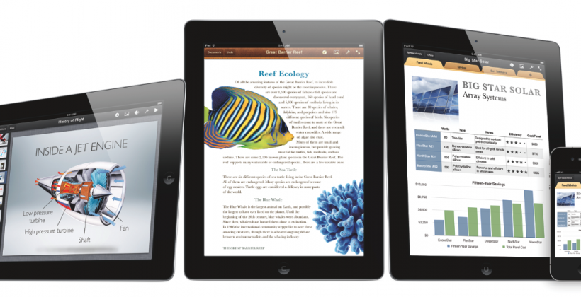 Apple Iwork Apps Available Now For Iphone And Ipod Touch - 