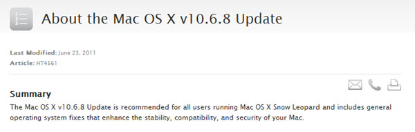 mac os 10.6.8 update mac os 10.6.8 update
