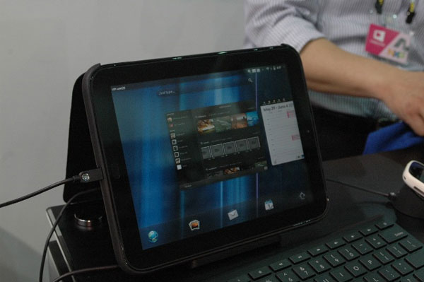 HP TouchPad spied at SanDisk Computex booth