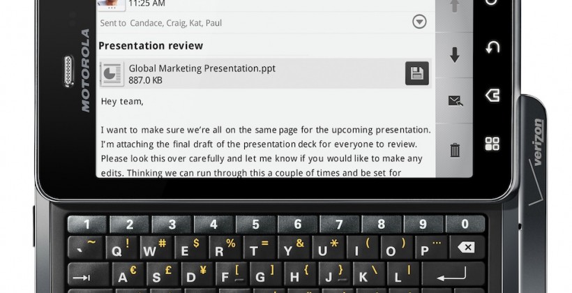 Verizon DROID 3 by Motorola gets officially official - SlashGear