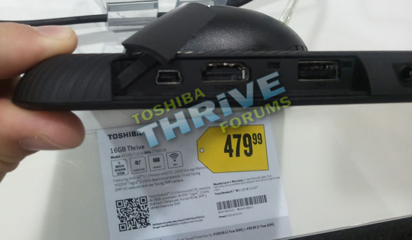 Toshiba Thrive lands early at Best Buy in Austin, Texas
