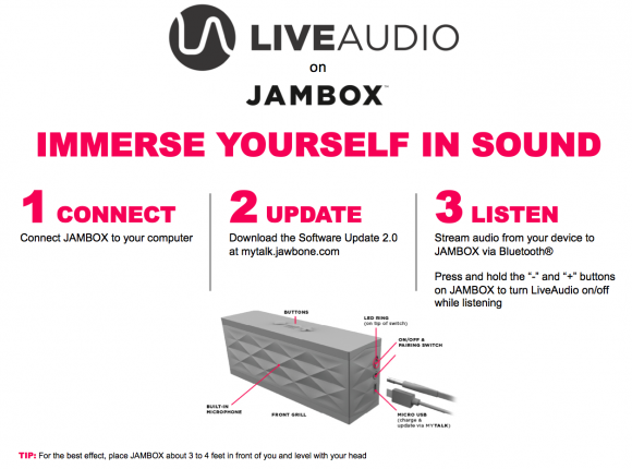 jawbone jambox buttons